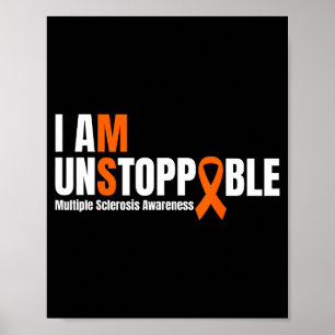 Poster Eu Sou Imparável Esclerose Múltipla Conscientizaçã