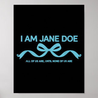 Poster Eu Sou Jane Doe Todos Nós Somos Mensagem de Solida