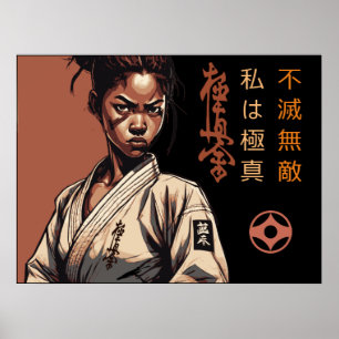 Poster Eu sou Kyokushin - Inquebrantável, Imparável, Kara
