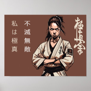 Poster Eu sou Kyokushin, Inquebrantável, Inparável
