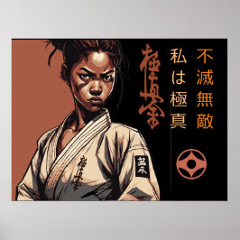 Poster Eu sou Kyokushin - Inseparável, imparável, Karate