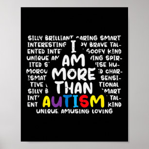Poster Eu Sou Mais Do Que Autismo E Sensibilizar Homens M