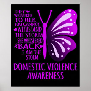 Poster Eu Sou O Apoio À Consciência Da Violência Domé
