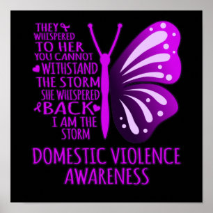 Poster Eu Sou O Apoio À Consciência Da Violência Domé