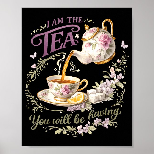Poster Eu sou o chá que você vai tomar  (Frente)