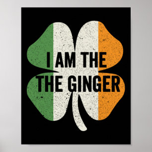 Poster Eu Sou O Ginger Dibs No Ruivo Divertido St Patri
