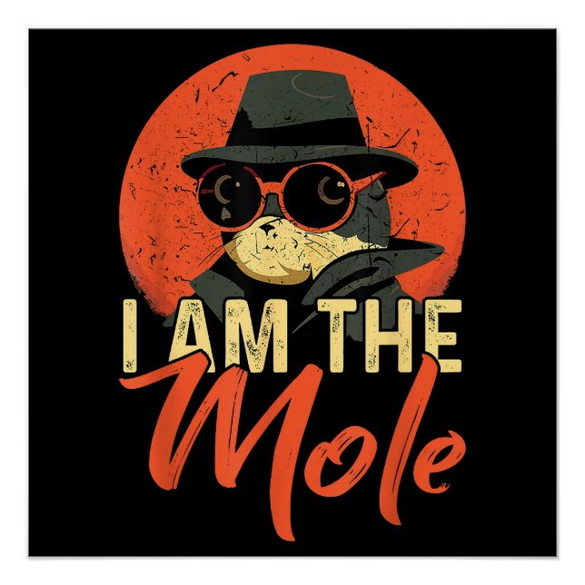 Pôster Eu Sou o MOLE Divertido (Frente)