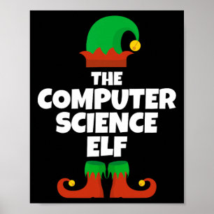 Poster Eu sou o Pajama da Família Elf da Ciência da Compu
