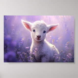 Poster Eu Sou O Pequeno Lambe De Jesus