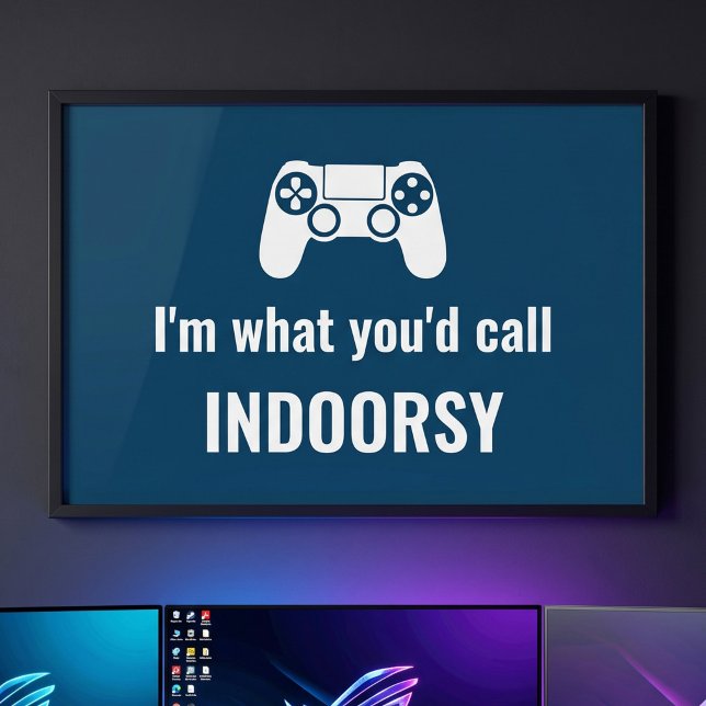 Poster Eu sou o que você chamaria de 'Gamer personalizáve (Criador carregado)
