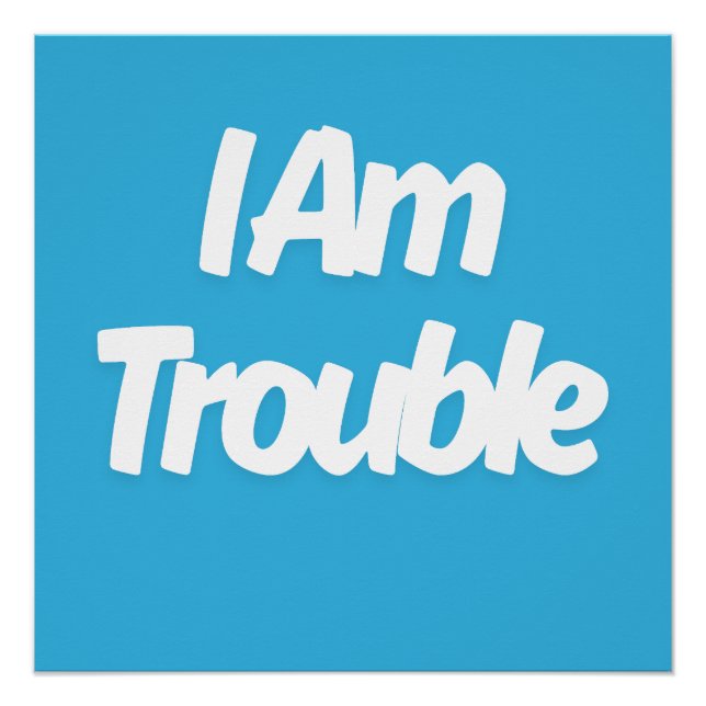 Pôster Eu sou Problema (Frente)