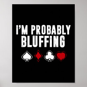 Poster Eu sou provavelmente o Poker Casino