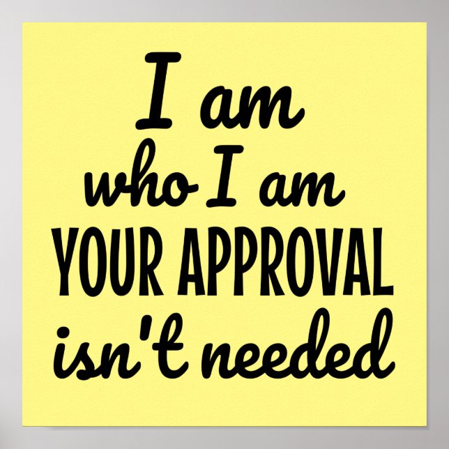 Poster Eu sou quem sou (Frente)