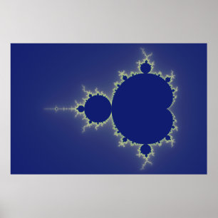 Pôster Eu Sou Tão Azul - Fractal