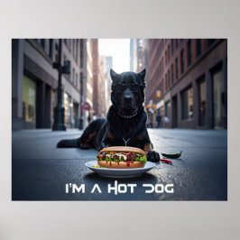POSTER EU SOU UM CACHORRO-QUENTE - CACHORRO-QUENTE COM MO