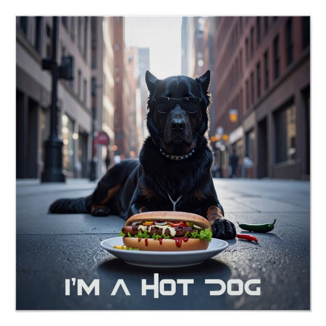 PÔSTER EU SOU UM CACHORRO-QUENTE - CACHORRO-QUENTE COM MO (Frente)