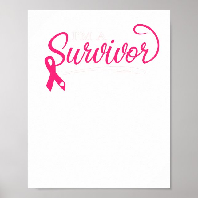 Poster Eu sou um Cancer de Sobrevivência (Frente)