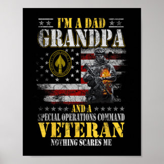 Poster Eu Sou Um Comando De Operações Especiais Do Avô Pa