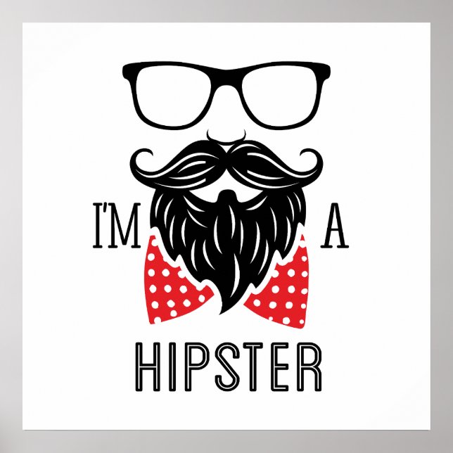 Poster Eu sou um Hipster (Frente)