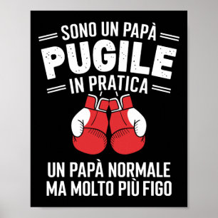 Poster Eu Sou Um Pai De Boxing Em Um Presente De Boxing P