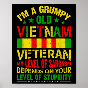 Poster Eu Sou Um Velho Velho Vietnã Enganado Na Guerra Do