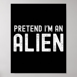 Poster Eu sou uma Alienígena Engraçada e preguiçosa, Figu