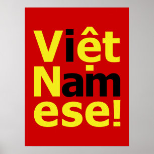 Pôster eu sou Viet Namese!