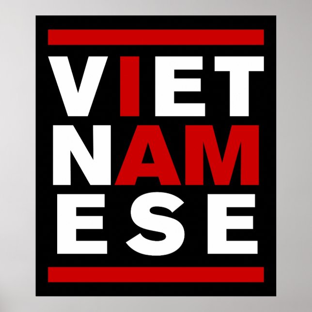 PÔSTER EU SOU VIETNAMESE (Frente)