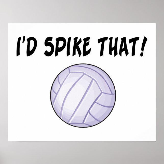 Pôster Eu Spike Aquele Voleibol (Frente)
