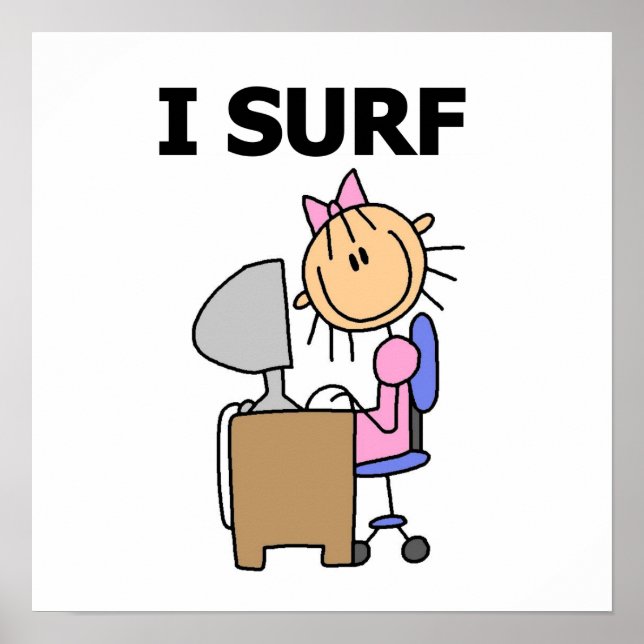 Pôster Eu Surf a Web (Frente)