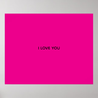 POSTER EU TE AMO