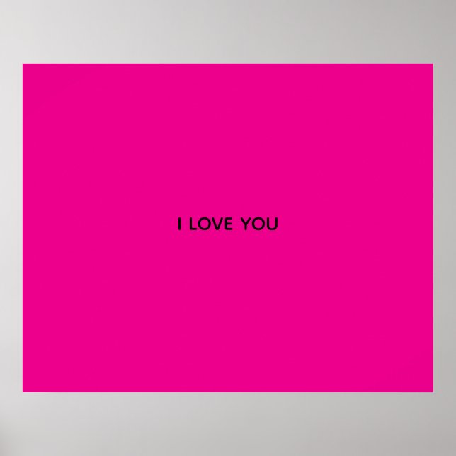 POSTER EU TE AMO (Frente)