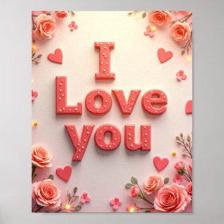Poster Eu te amo