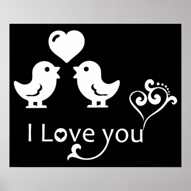 PÔSTER "EU TE AMO" AMIGAS (Frente)