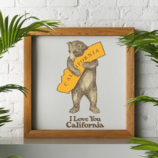 Pôster Eu Te Amo Califórnia (Criador carregado)