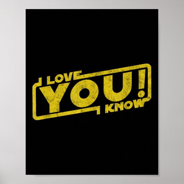 Poster Eu Te Amo, Eu Sei... (Frente)