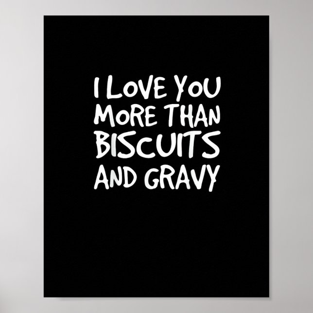 Poster Eu Te Amo Mais Do Que Molho de Biscoitos Presente  (Frente)