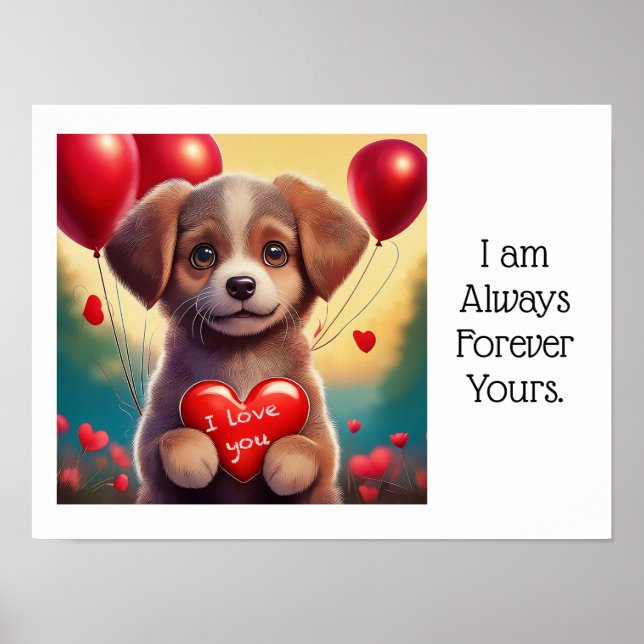 Poster Eu te amo poster. (Frente)