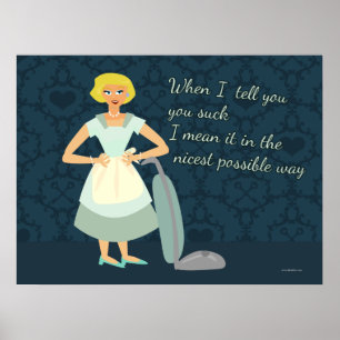 Pôster Eu te amo, você suga