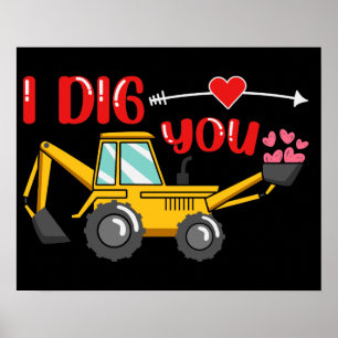 Poster Eu Te Canto Namorados De Backhoe