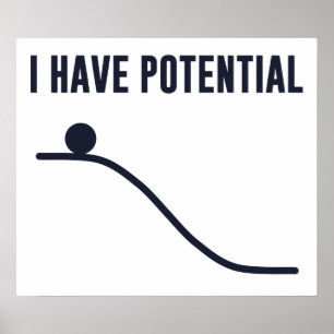 Poster Eu tenho a energia potencial