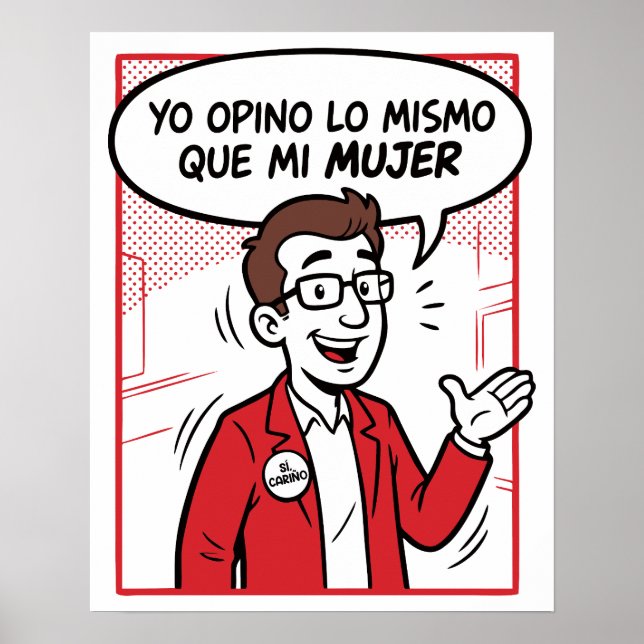 Poster Eu tenho a mesma opinião (Frente)
