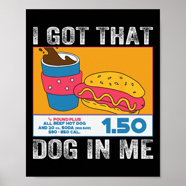 Poster Eu Tenho Aquele Cachorro Em Mim Engraçado Combo De (Frente)