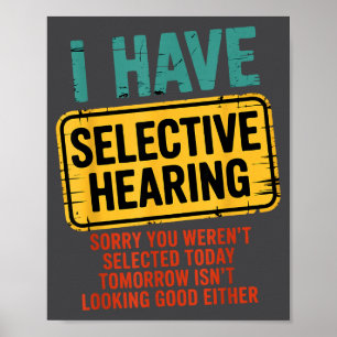 Poster Eu Tenho Audição Seletiva Você Não Foi Selecionado