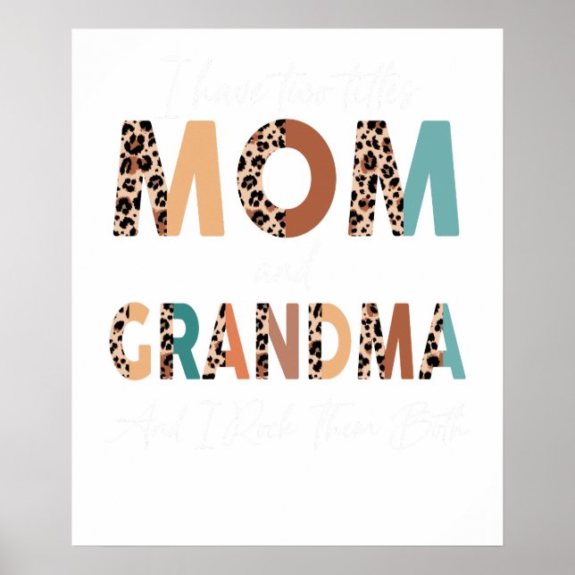 Poster eu tenho dois títulos mamãe e mamãe e eu arraso no (Frente)