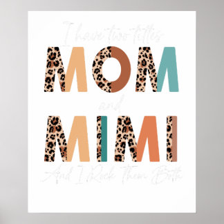 Poster eu tenho dois títulos mamãe e mamãe e eu arraso no