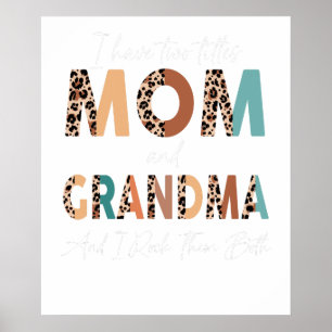 Poster eu tenho dois títulos mamãe e mamãe e eu arraso no