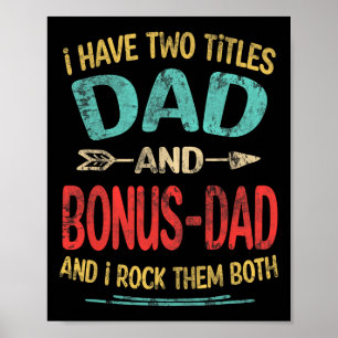 Poster Eu Tenho Dois Títulos Pai E pai Engraçado Pai E#