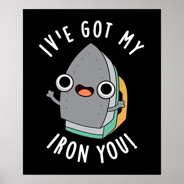 Poster Eu Tenho Meu Ferro Você Piada de Eletrodoméstico D (Frente)