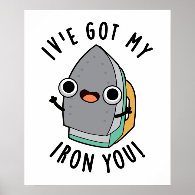 Poster Eu Tenho Meu Ferro Você Piada de Eletrodoméstico E (Frente)